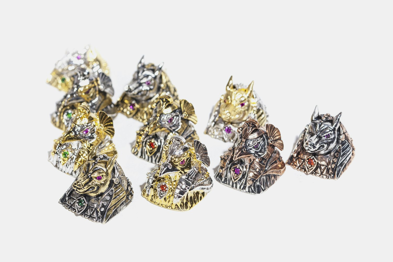 Moon Key Egyptian Gods Metal Artisan Keycap