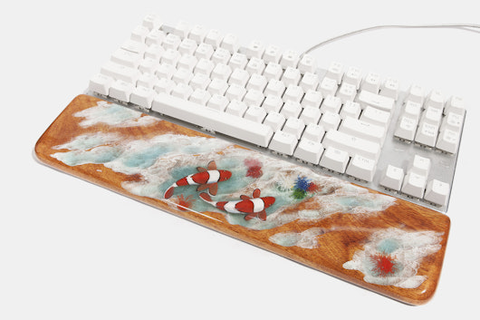 Moon Key Hand-Painted Clownfish Artisan Wrist Rest