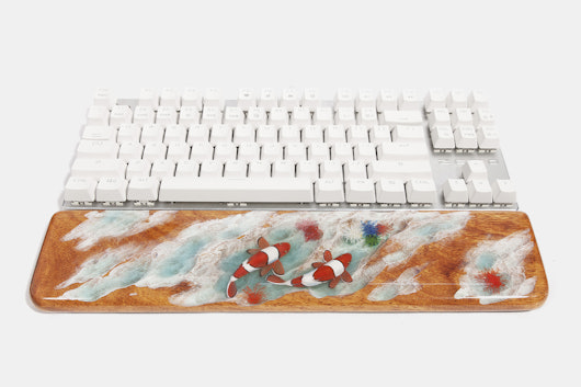 Moon Key Hand-Painted Clownfish Artisan Wrist Rest