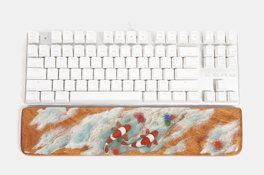 Moon Key Hand-Painted Clownfish Artisan Wrist Rest