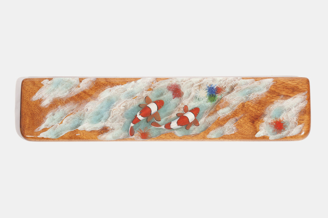 Moon Key Hand-Painted Clownfish Artisan Wrist Rest