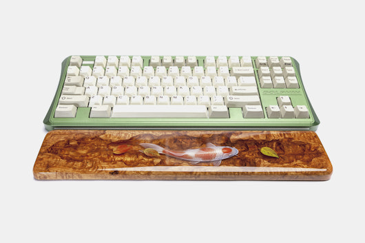 Moon Key Hand-Painted Koi Artisan Wrist Rest