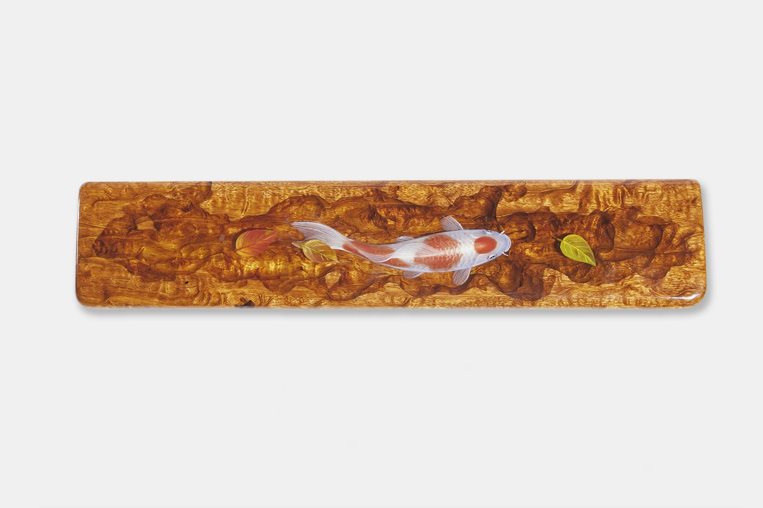 Moon Key Hand-Painted Koi Artisan Wrist Rest