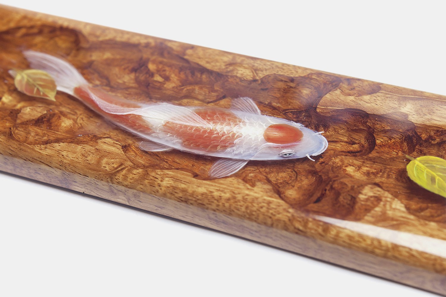 Moon Key Hand-Painted Koi Artisan Wrist Rest