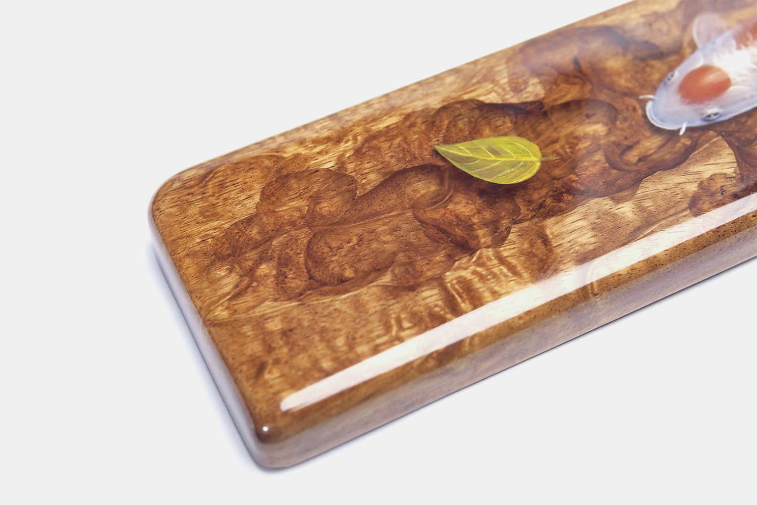 Moon Key Hand-Painted Koi Artisan Wrist Rest