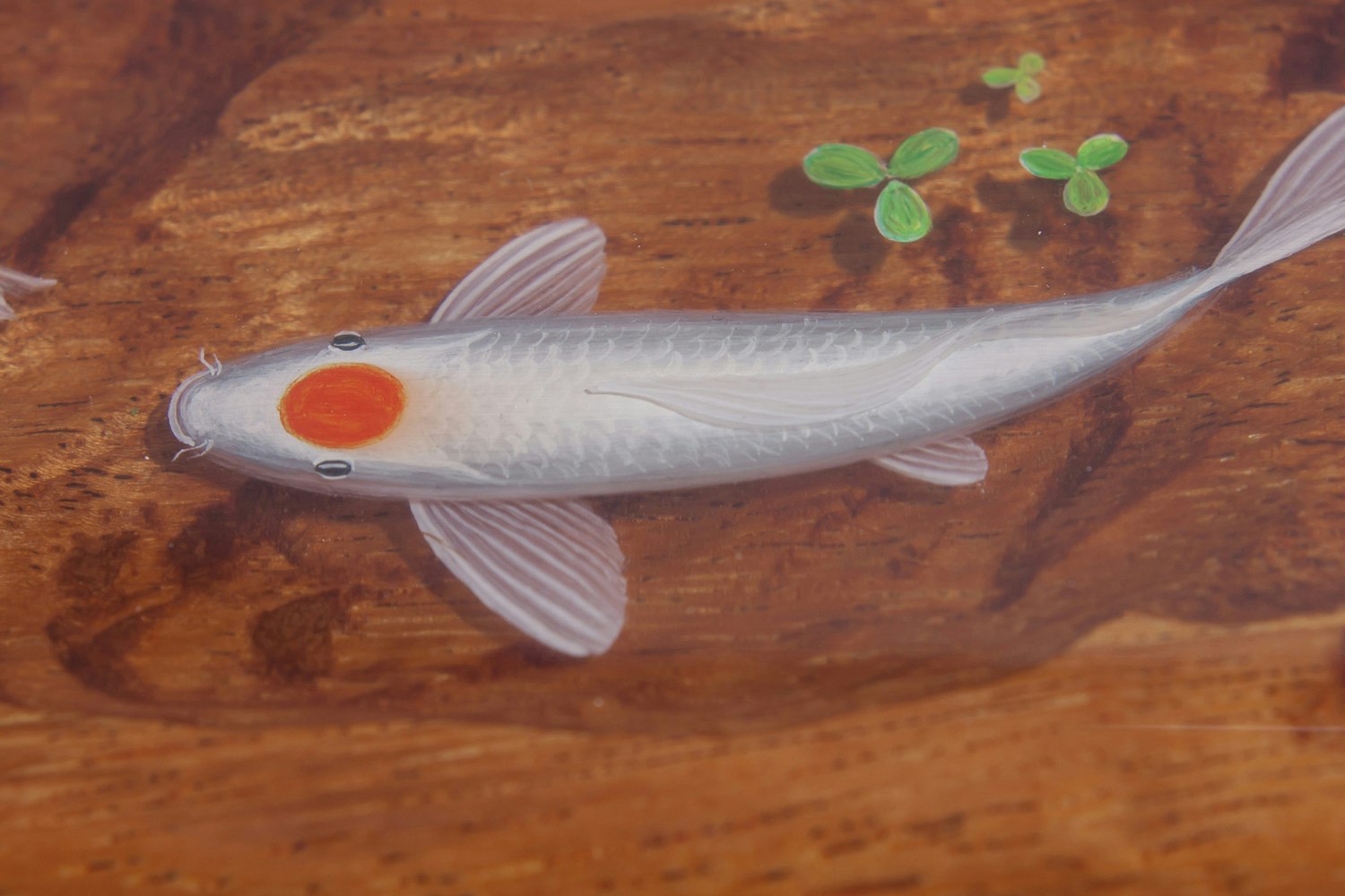 Moon Key Koi Pond Artisan Wrist Rest