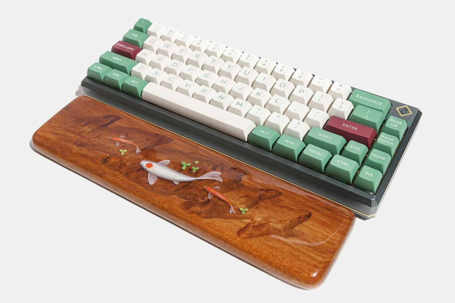 Moon Key Koi Pond Artisan Wrist Rest