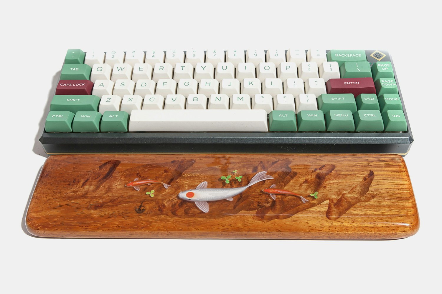 Moon Key Koi Pond Artisan Wrist Rest