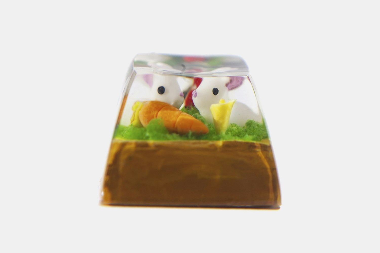 Moon Key Little Easter Bunnies Artisan Keycap