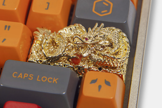 Moon Key Mighty Dragon Metal Artisan Keycap