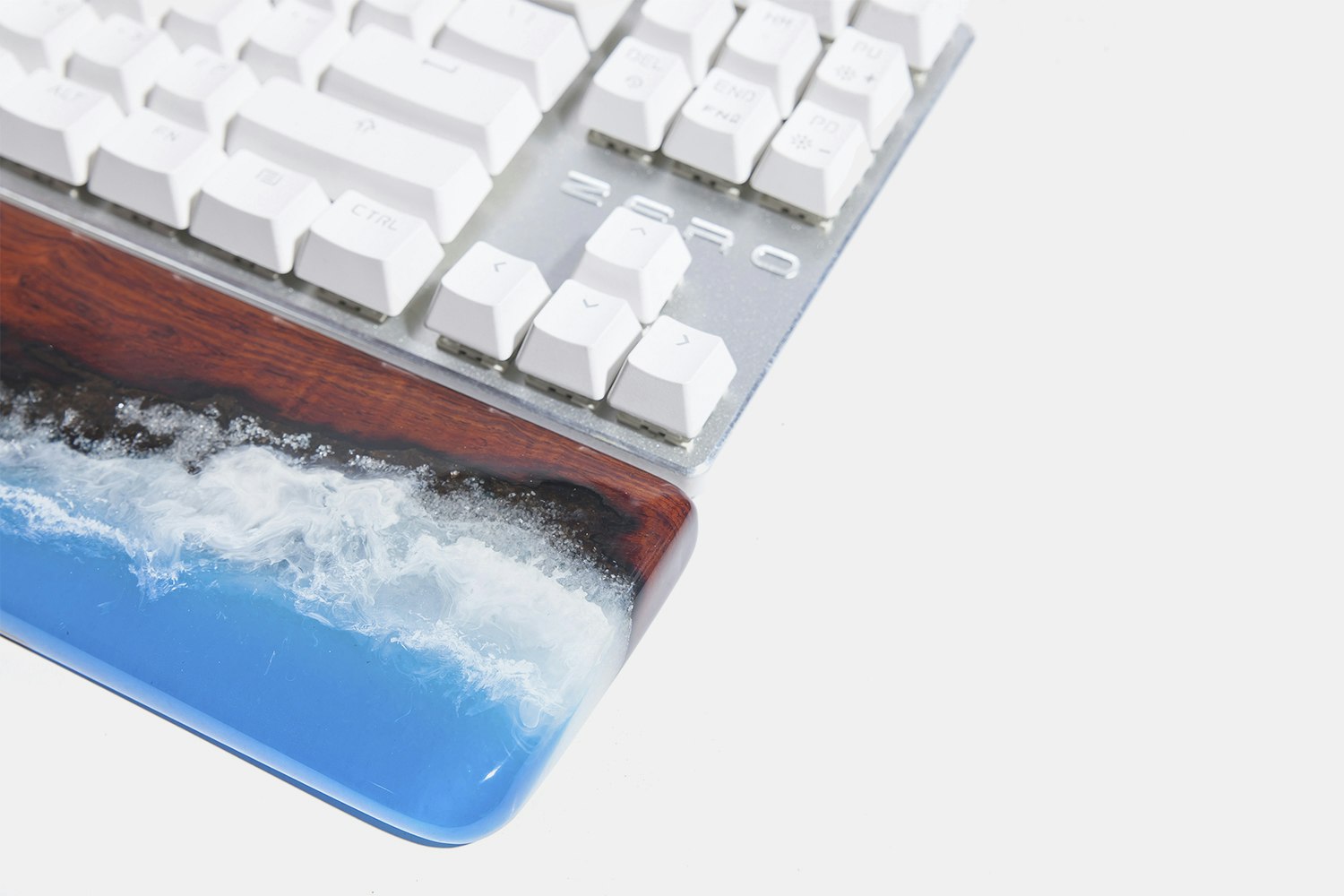 Moon Key Rosewood & Resin Sea Artisan Wrist Rest