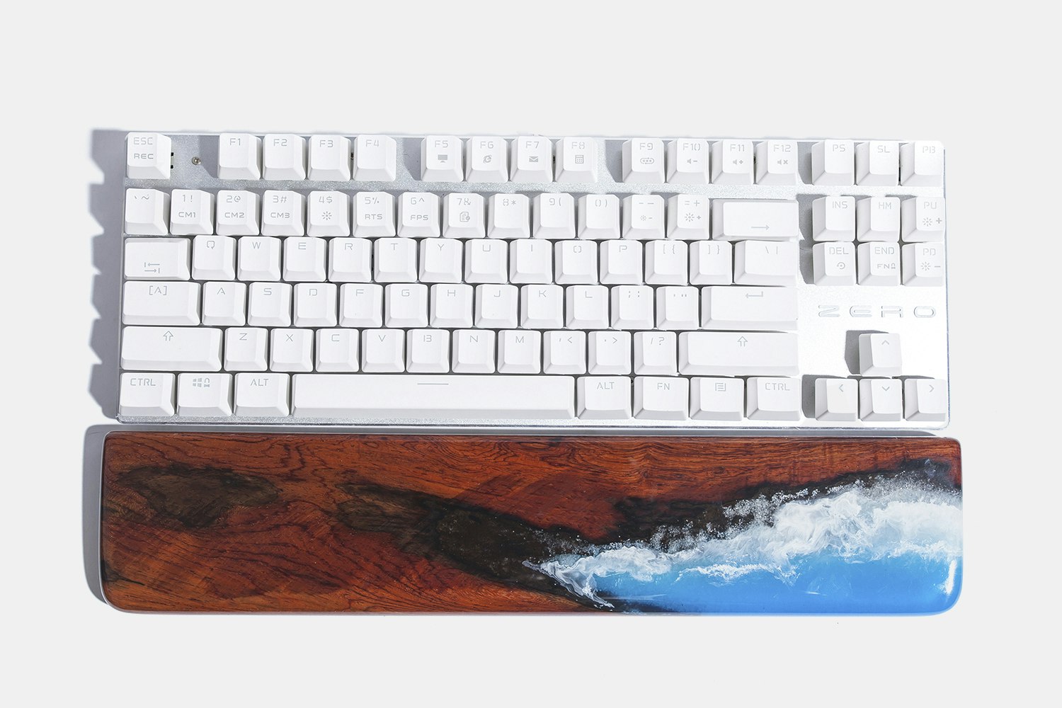 Moon Key Rosewood & Resin Sea Artisan Wrist Rest