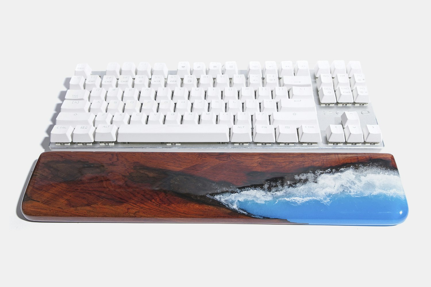 Moon Key Rosewood & Resin Sea Artisan Wrist Rest