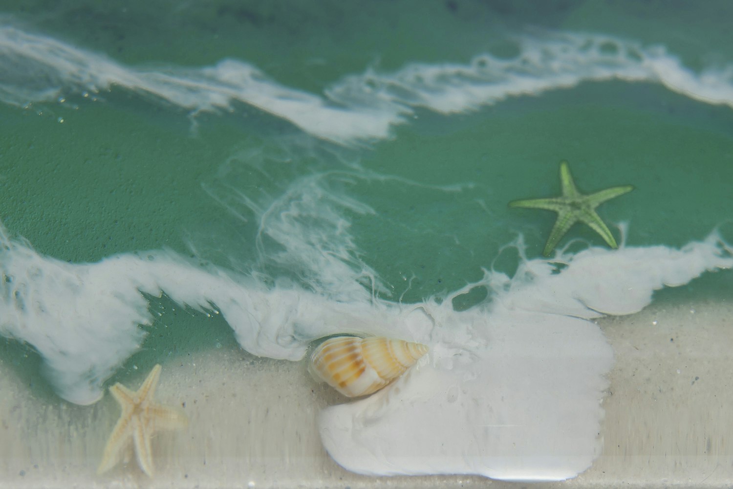 Moon Key Seaside Resin Artisan Wrist Rest