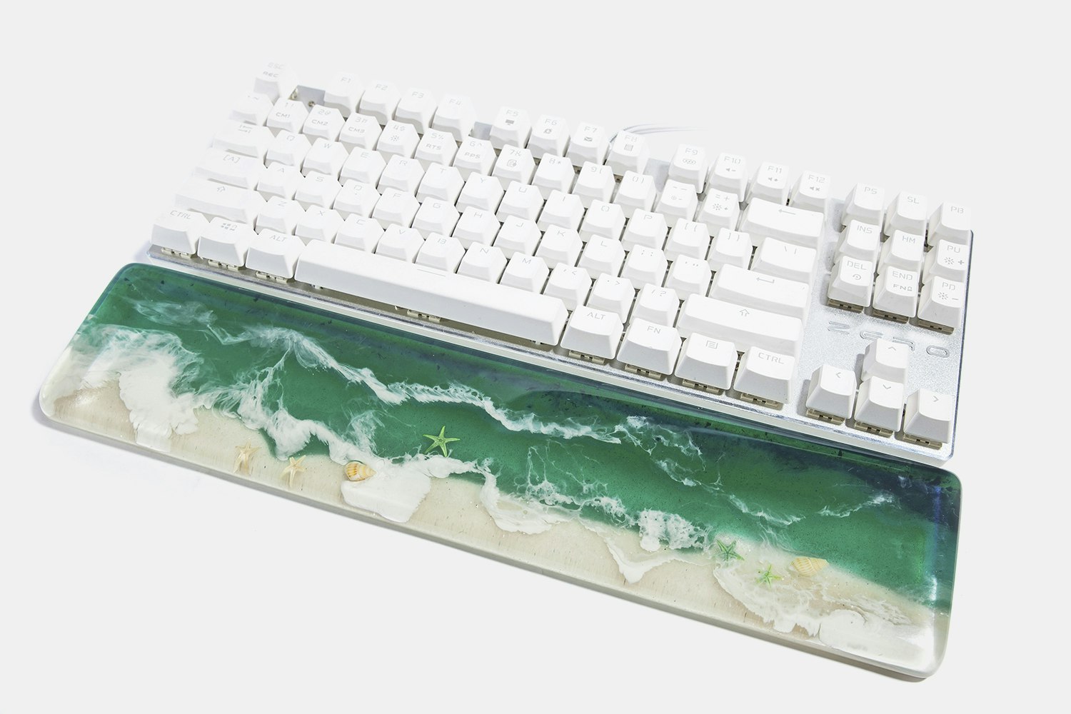 Moon Key Seaside Resin Artisan Wrist Rest