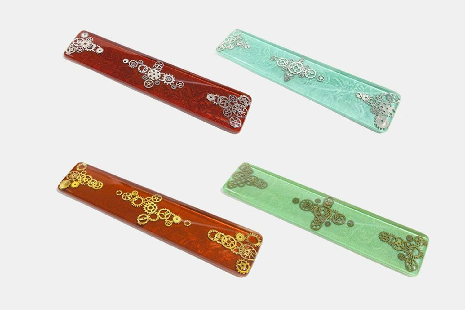 Moon Key Steampunk Resin Artisan Wrist Rest