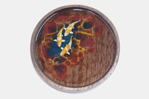Moon Key Whispering Pond Artisan Coasters