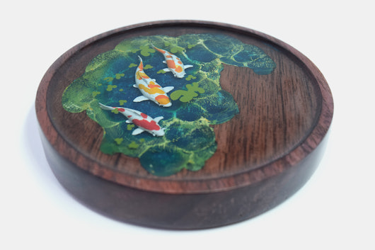 Moon Key Whispering Pond Artisan Coasters