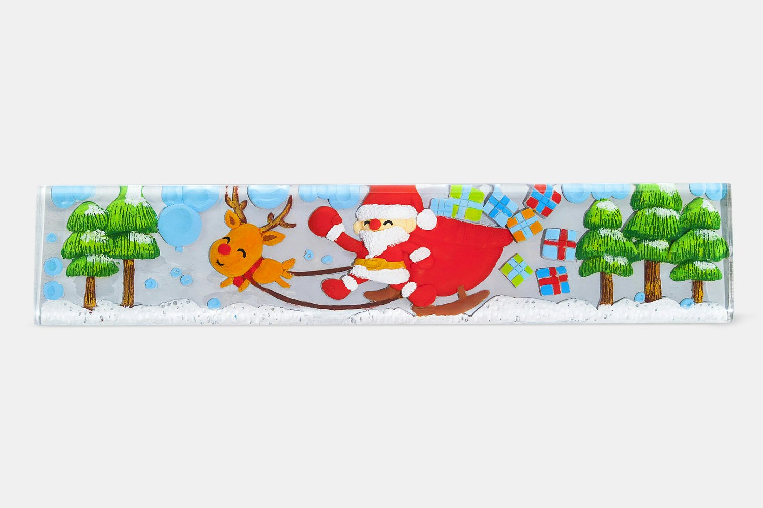 Moon Key Christmas 3D Artisan Resin Wrist Rest