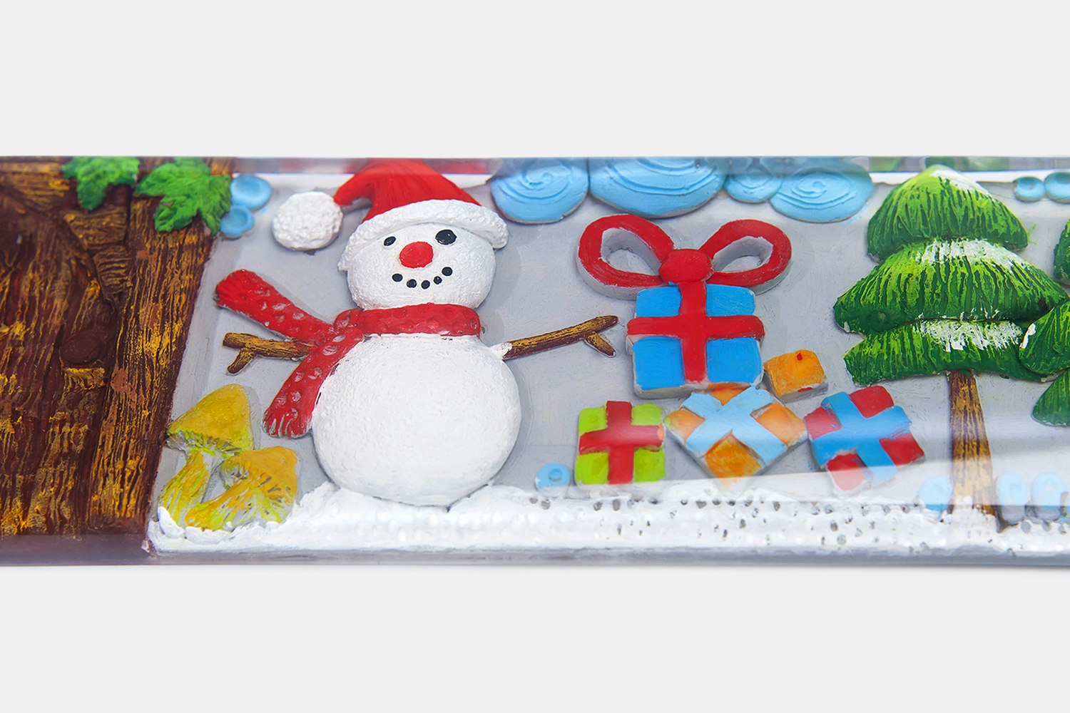 Moon Key Christmas 3D Artisan Resin Wrist Rest