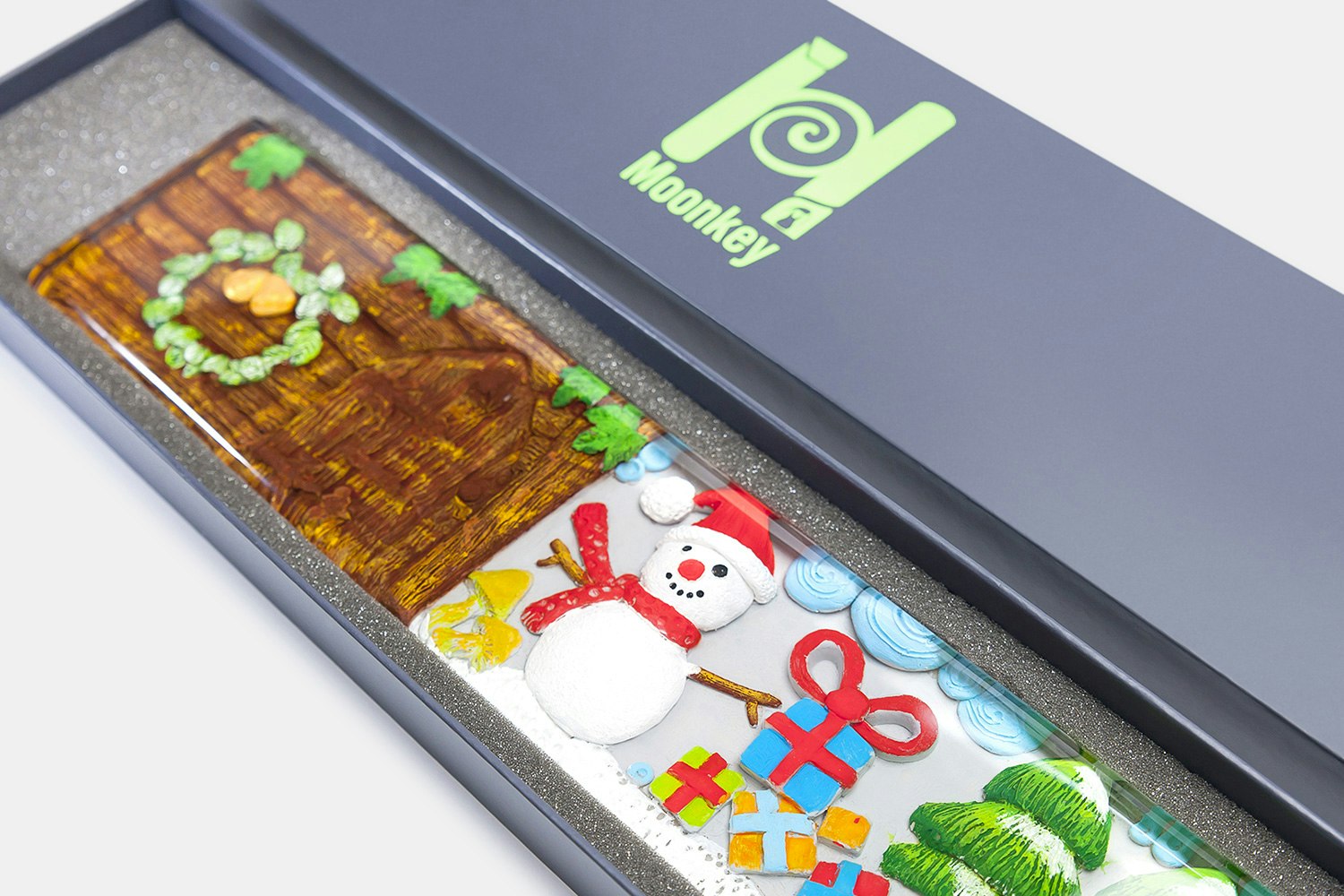 Moon Key Christmas 3D Artisan Resin Wrist Rest