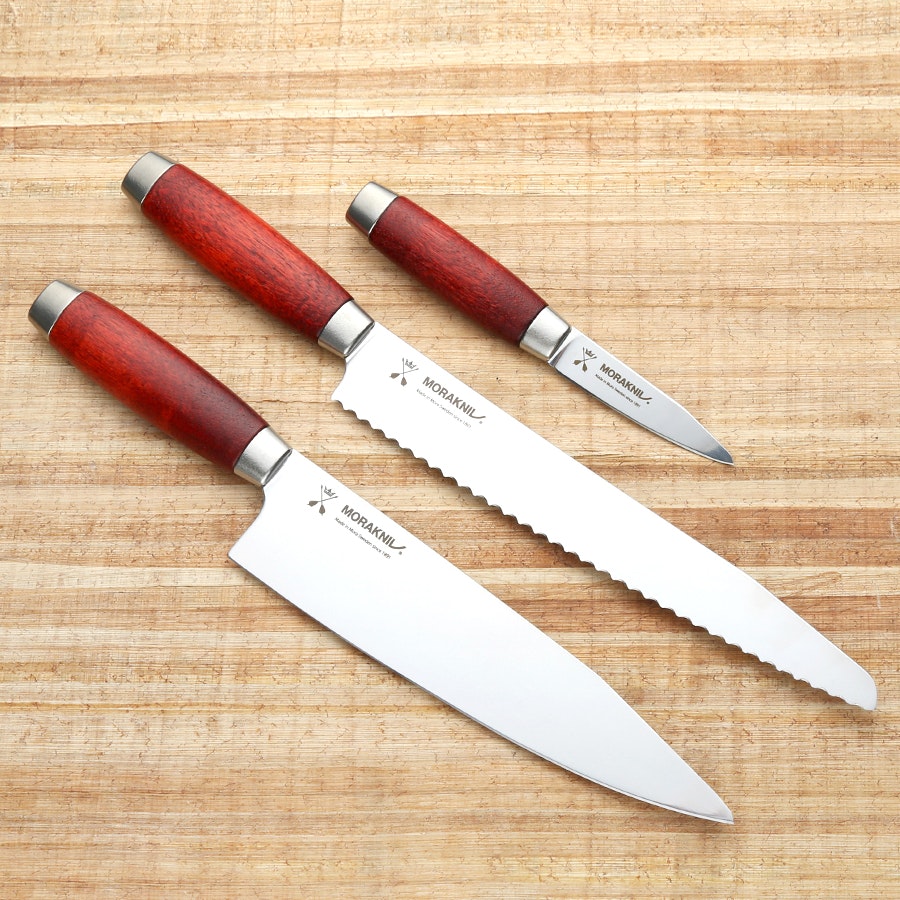 Morakniv Classic 1891 Kitchen Knives (Set of 3) Drop