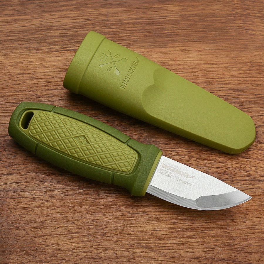 Kiridashi Wood Carving Knife 1/8 inch N690 Steel Blade with Leather Sh