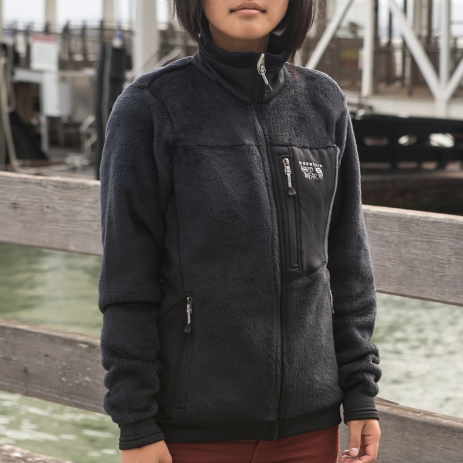 Women's Polartec Double Brushed Full Zip Jacket BLACK | Buy Women's  Polartec Double Brushed Full Zip Jacket BLACK here | Outnorth