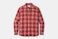 Saloon Flannel Shirt - Engine Red Plaid (+$5)