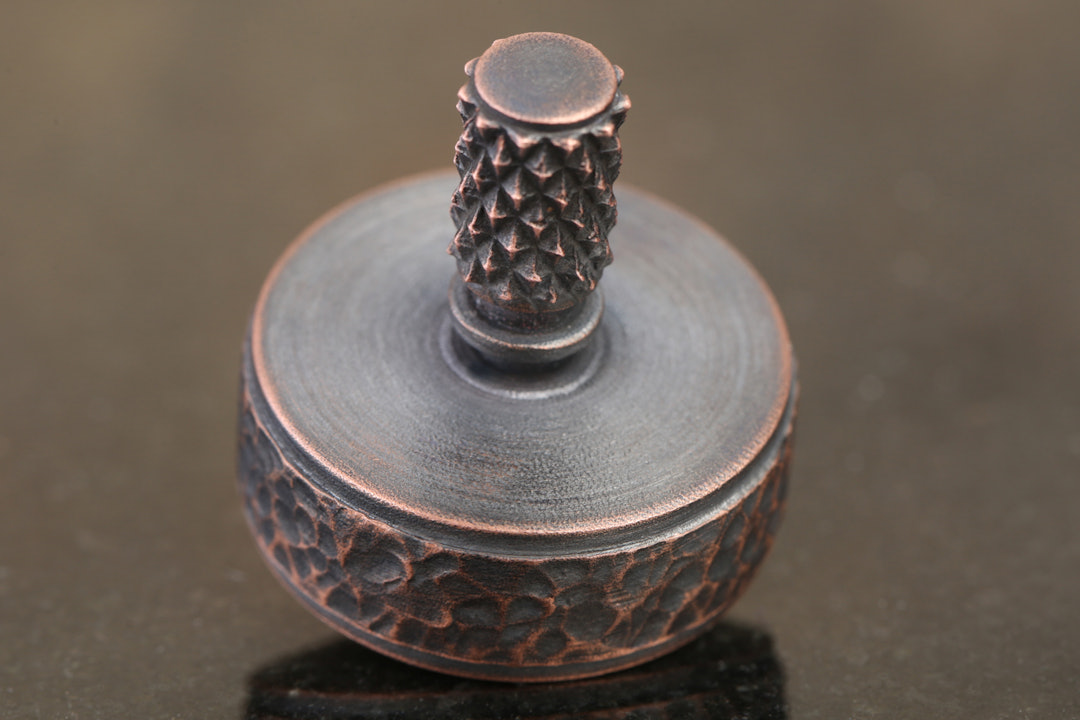 MountainTops Hammered Copper Spinning Top