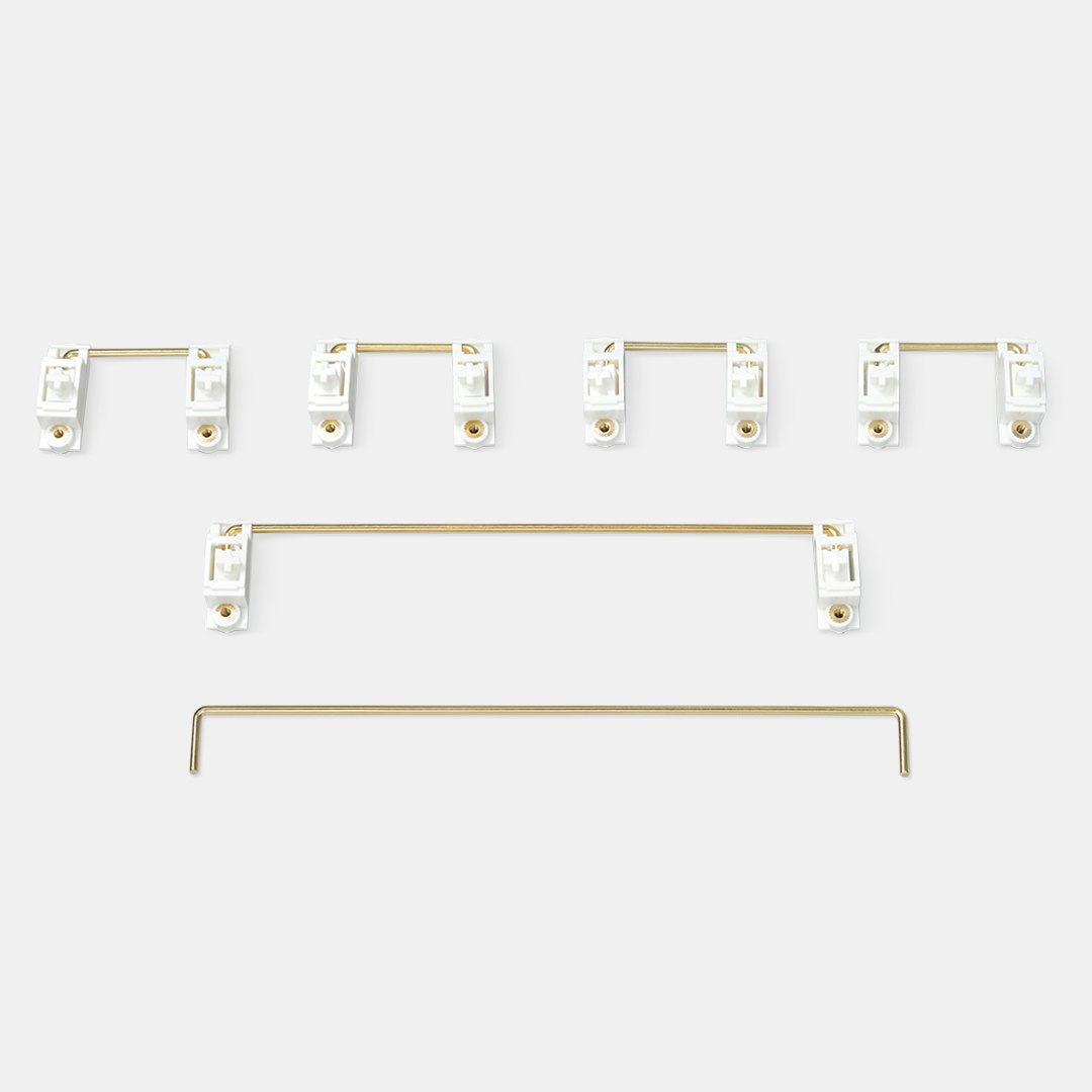 MOYU GoldPlated PCB ScrewIn Stabilizers Details Mechanical
