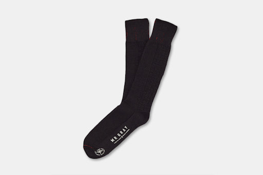 Mr. Gray Custom Aran Knit Pattern Socks (2-Pack)