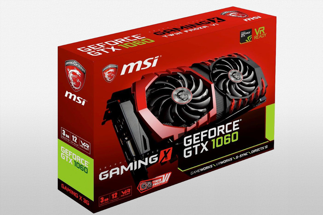 MSI GeForce GTX 1060 GAMING X 3G Pre-Order