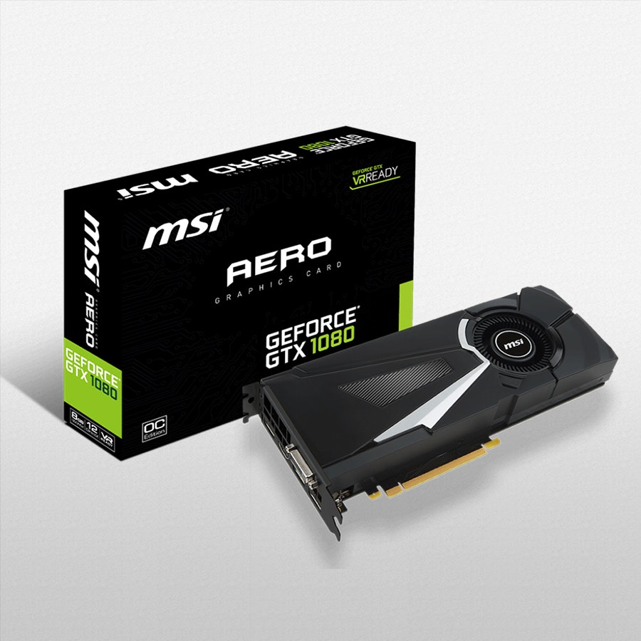 MSI Geforce GTX 1080 Aero 8G OC | PC Parts | Drop