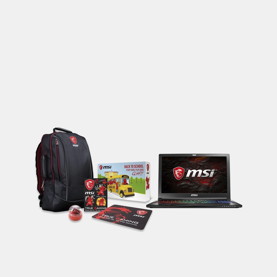 MSI GS63VR Stealth Pro Series Gaming Laptop Bundle PCs Drop