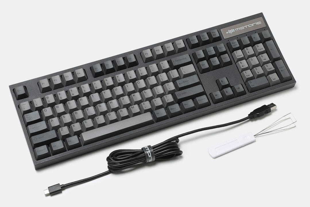 mStone Groove F 104A Full-Size Mechanical Keyboard