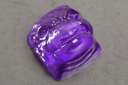 Clear Colored: Purple Turtle