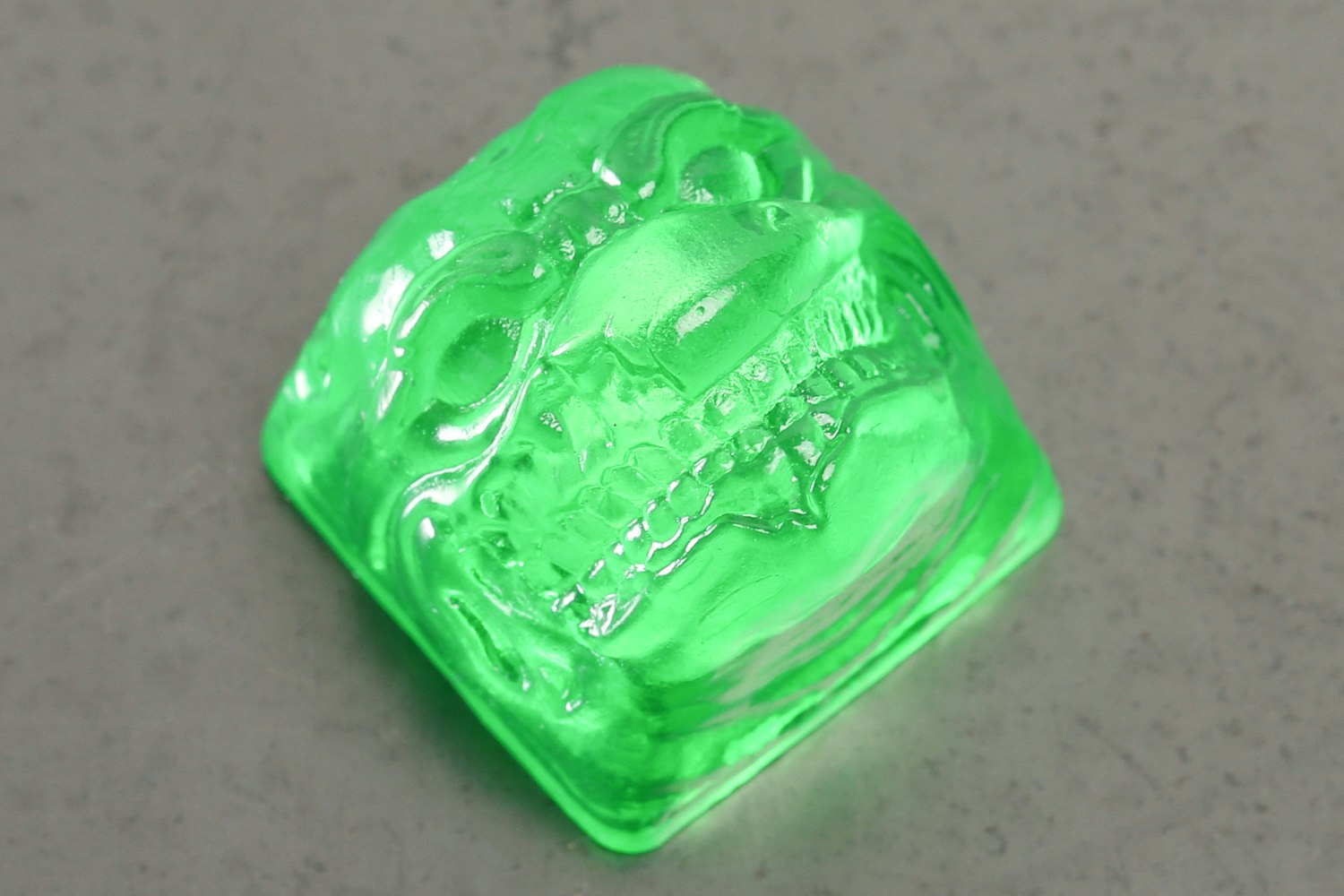 Clear Green: Orange Turtle