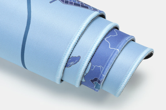 NANAMI DESIGN City Map V2 Stitched-Edge Desk Mats