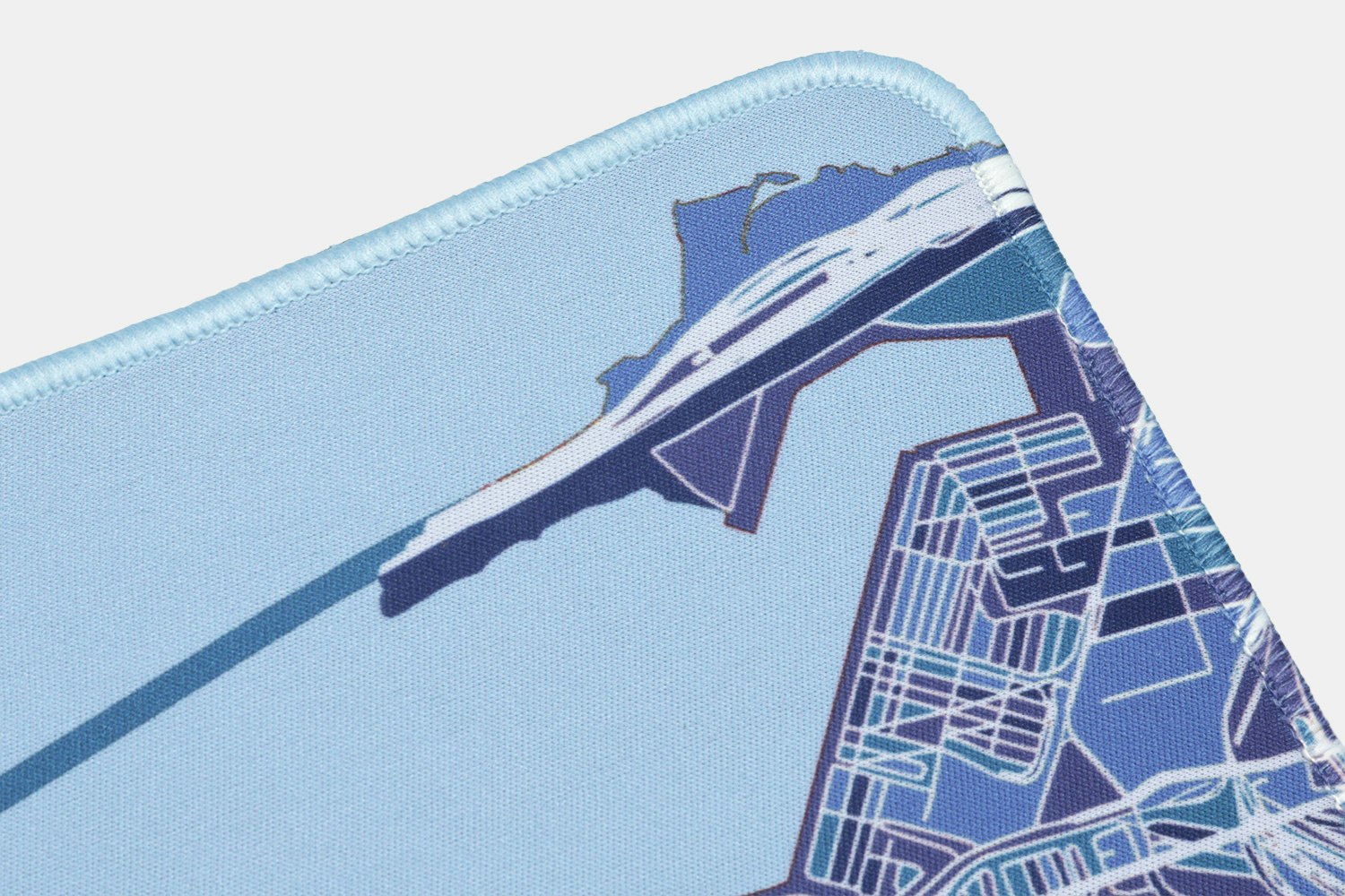 NANAMI DESIGN City Map V2 Stitched-Edge Desk Mats
