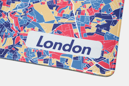 NANAMI DESIGN City Map Stitched-Edge Desk Mat