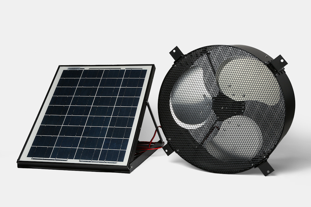 Nature Power Solar-Powered Attic Vent & Solar Panel