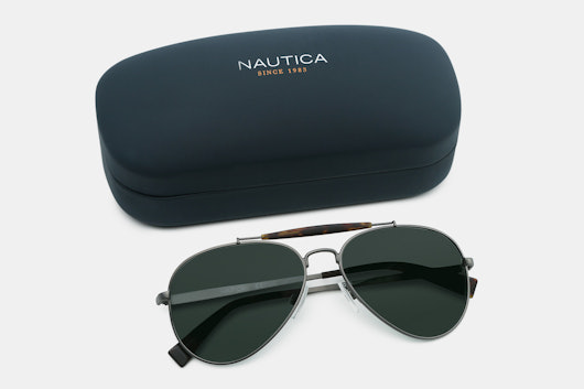 Nautica Polarized Aviator Sunglasses