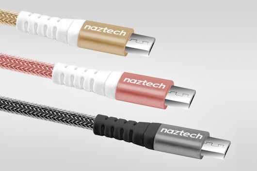 Naztech USB Micro/USB-C/Lightning Braided Cables