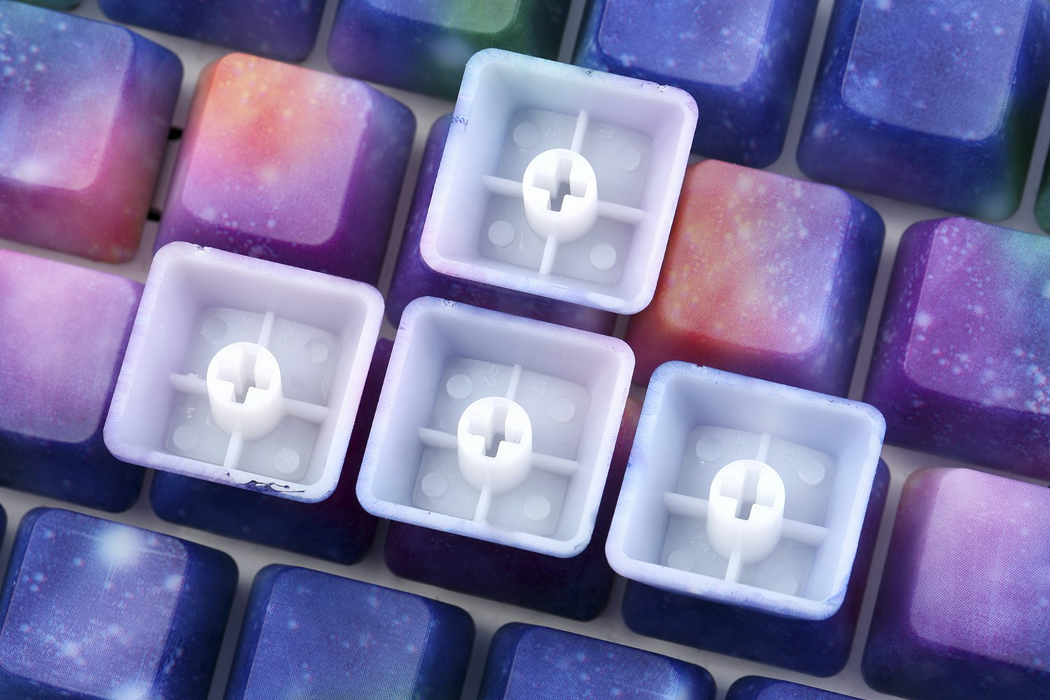 Nebula ABS Water Transfer Keycap Set