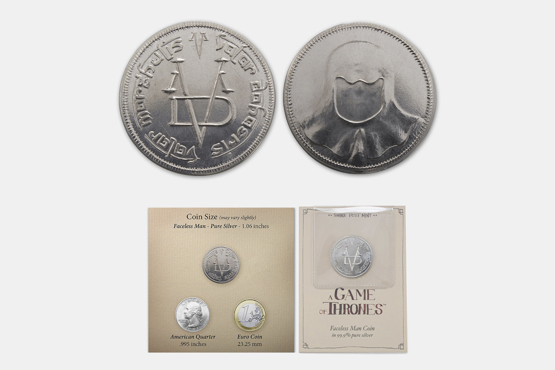 Game of Thrones Collectible Silver Coins (2-Pack)