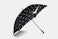 42" Windproof Umbrella (Blk, Silver, White) - Black / Silver / White