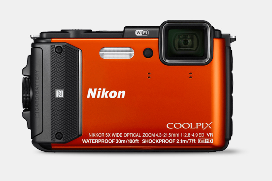 Nikon Coolpix AW130 Digital Camera (Orange)