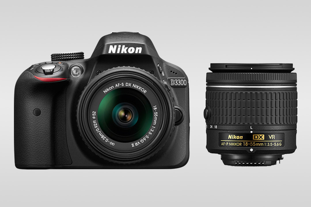 Nikon D3300 DSLR w/ 18-55mm AF-P VR Zoom Lens