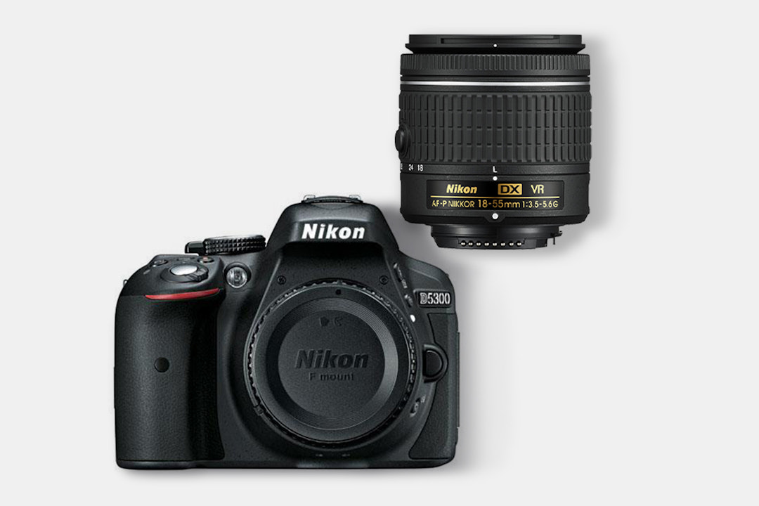 Nikon D5300 w/ AF-P DX 18–55mm f/3.5–5.6G VR Lens